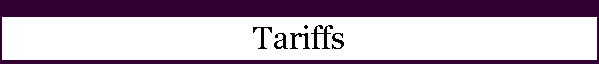 Tariffs